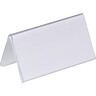 DURABLE Tischnamensschild 805119 100x52/104mm tr, 25St/Pck