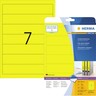 HERMA Ordneretikett 5091 kurz/schmal sk gelb, 175St/Pck