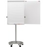 MAUL Flipchart MAULoffice 63750 95 70x100cm Rundfuß 2 Papierhaltern, silber