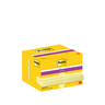 POST-IT Haftnotiz Super Sticky gelb, 48x73mm 90Blatt, 12St/Pck
