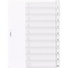 DURABLE Register 682119 DIN A4 10teilig Hartfolie tr
