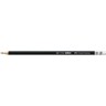 FABER-CASTELL Bleistift Schaft schwarz mit Gummitip, HB