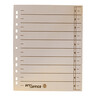 PRO/OFFICE Trennblatt A4 RC durchgefärbt grau, 100St/Pck