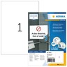 HERMA Etiketten Movables 10315 210x297mm weiß, 100St/Pck