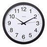 HAMA Wanduhr Aruba Ø 40cm rund analog, schwarz