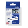 BROTHER P-touch Schriftbandkassette TZe-N221 9mm:8m unlam. sw/ws