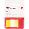 PRO/OFFICE Haftstreifen Index gelb 25,4x43,2mm, 50St/Spender