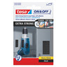 TESA Klettstreifen On & Off 55228-00000 schwarz, 2St/Pck