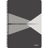 LEITZ Collegeblock Office A4 liniert 90 Blatt grau