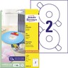 AVERY ZWECKFORM CD/DVD Etikett L6043-25 117mm weiß, 50St/Pck