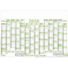 ZETTLER Plakatkalender Natura 2026 14M/1S 919-6713 schwarz/grün