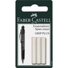 FABER-CASTELL Ersatzradierer DBS GRIP PLUS Faber-Castell, 3St/Pck