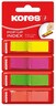 KORES Haftstreifen Pop-up Index, 4x40 Blatt, 12mm:45m Folie