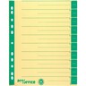 PRO/OFFICE Trennblatt A4 RC chamois/grün, 100St/Pck