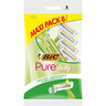 BIC Damenrasierer Pure Lady 3-fach Klinge grün Damen Einweg 8St/Pck