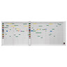 MAGNETOPLAN Planungstafel 200x75cm 7-Tage-Woche/für 60 Mitarbeiter