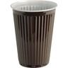 PAPSTAR Thermobecher 0,18l PS braun, 100St/Pck