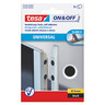 TESA Klettpunkte On & Off 55226-00000 schwarz, 8St/Pck