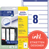 AVERY ZWECKFORM Ordneretikett L6060-25 34x192mm ws, 240St/Pck
