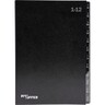 PRO/OFFICE Pultordner A4 sw 1- 12/Jan-Dez 12Fächer Hartpap