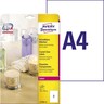 AVERY ZWECKFORM Etiketten Crystal Clear L7784-25 210x297mm A4, 25St/Pck