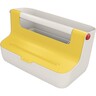 Aufbewahrungsbox Cosy mobil 367x196x214mm hellgrau/gelb