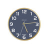 UNILUX Wanduhr Baltic 31cm rund analog, buche-blau