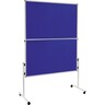 LEGAMASTER Moderationswand 7-209400 120x150cm klappbar Filz blau