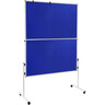 LEGAMASTER Moderationswand 7-209400 120x150cm klappbar Filz blau