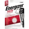 ENERGIZER Spezialzelle Lithium Knopfzelle CR2032
