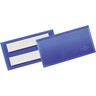 DURABLE Etikettentasche 176207 150x67mm sk d.bl, 50St/Pck
