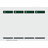 LEITZ Einsteckrückenschild 16800085 kurz/breit Karton gr, 100St/Pck
