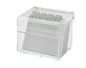 MAUL Acryl-Karteikasten DIN A7 mit Karten und Register A-Z