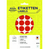 AVERY ZWECKFORM Markierungspunkt 3374 18mm rot, 1.056St/Pck