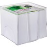 Notizzettelbox 95x95mm transp gefüllt weiß 90x90mm 800Bl