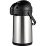 ESMEYER Pumpkanne Stream 1,9l silber/schwarz