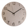 UNILUX Wanduhr Hello 40cm rund analog PET wolle-leinen