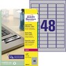 AVERY ZWECKFORM Typenschildetikett L6009-20 45,7x21,2mm, 960St/Pck