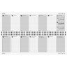 BRUNNEN Querterminbuch 2027 326x102mm 1W/2S 1077401957