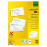 SIGEL Visitenkarte LP790 DIN A4 85x55mm 190g ws, 100St/Pck