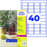 AVERY ZWECKFORM Etiketten 45,7x25,4mm L7781-25, 1.000St/Pck