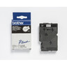 BROTHER P-touch Schriftbandkassette TC201 12mm:7,7m laminiert sw auf ws