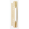 LEITZ Einsteckheftstreifen Alpha 61300012 3,8x15,8cm PVC sand, 25St/Pck