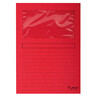 EXACOMPTA Sichtmappe 50255E DIN A4 farbig rot, 25St/Pck