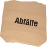SOENNECKEN Müllsack 120Ltr 70g 2lagig Papier natronbraun, 25St/Pck
