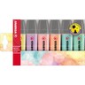 STABILO Textmarker Boss 70/6-2 Etui Pastelfarben, 6St/Pck