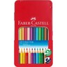 FABER-CASTELL Colour Grip 2001 112413 Metalletui, 12St/Pck