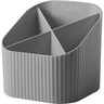 HAN Stifteköcher Re-X-LOOP 4 Fächer 100% Recyclingmaterial, dunkelgrau