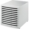 HAN Schubladenbox CONTUR, lichtgrau DIN A4/B4/C4 10 Schubladen