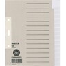 LEITZ Blankoregister 12250085 DIN A5 Tauenpapier grau